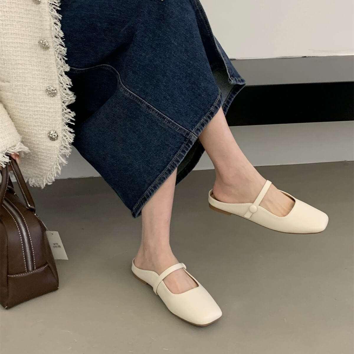 zapatos de punta de mujer