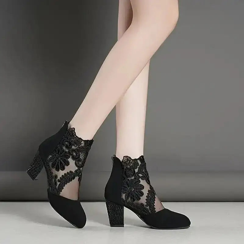 Zapatos florales huecos - MxZap