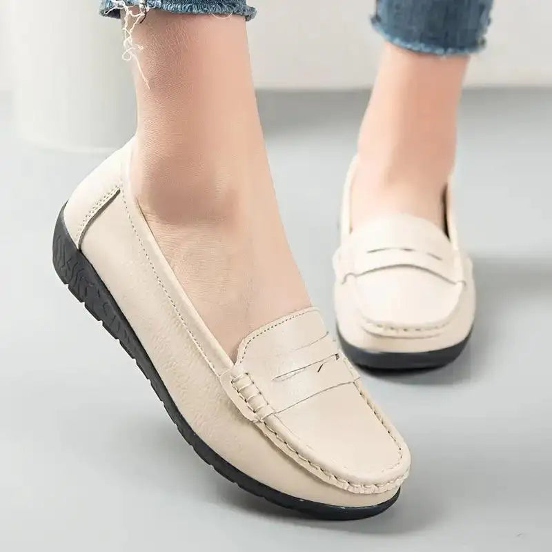Zapatos sin cordones mujer color liso - MxZap