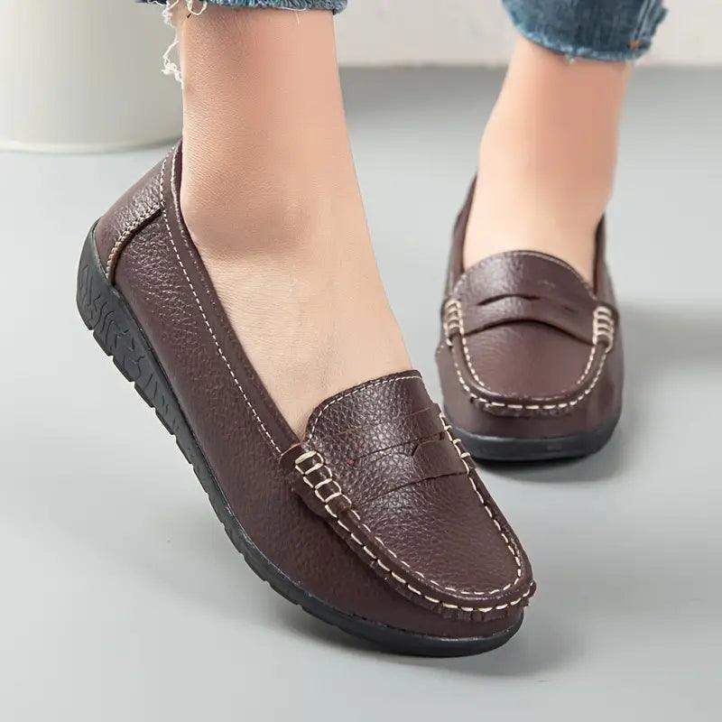 Zapatos sin cordones mujer color liso - MxZap
