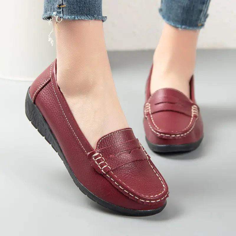 Zapatos sin cordones mujer color liso - MxZap