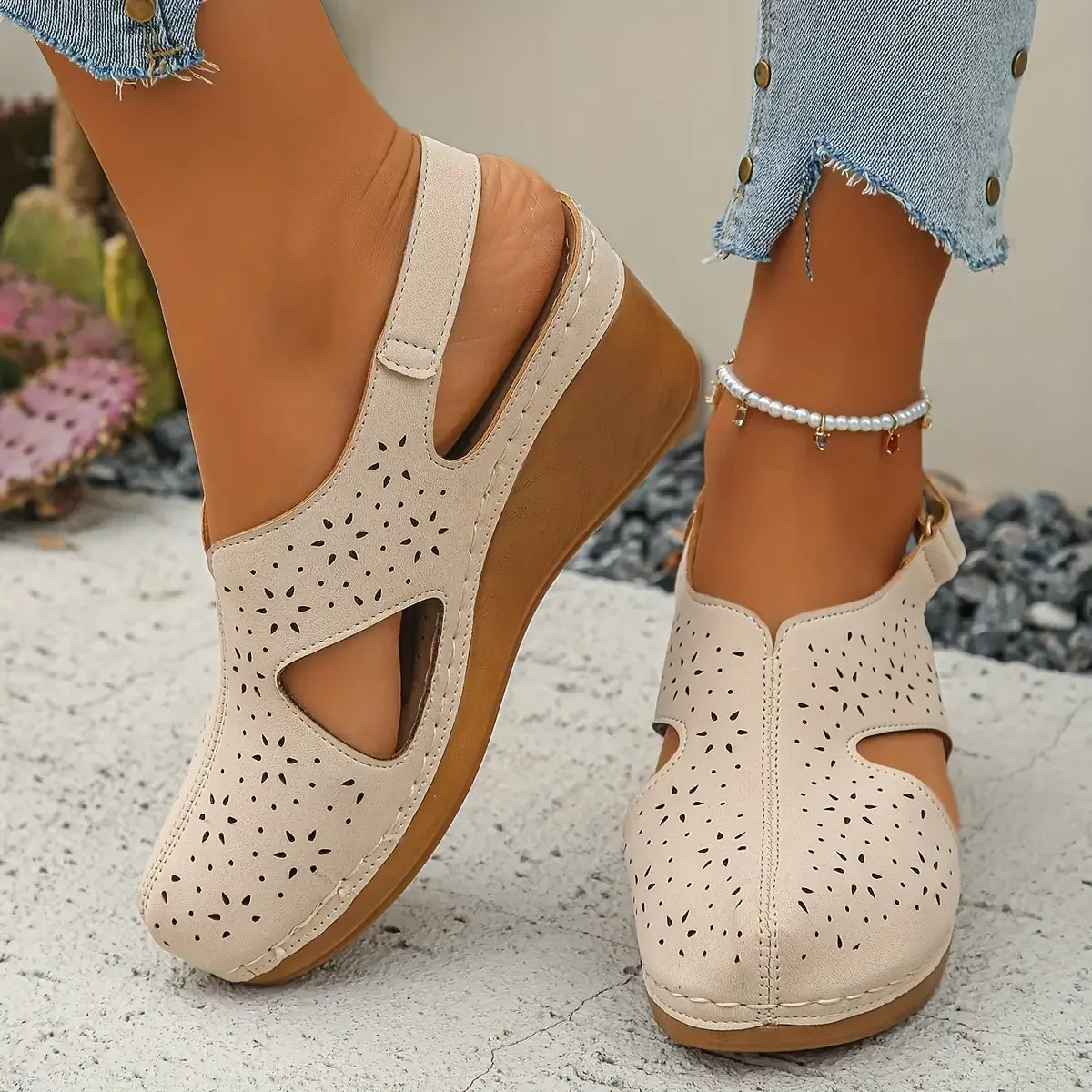 Sandalias cuña