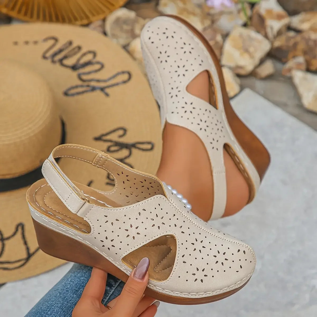 Sandalias cuña