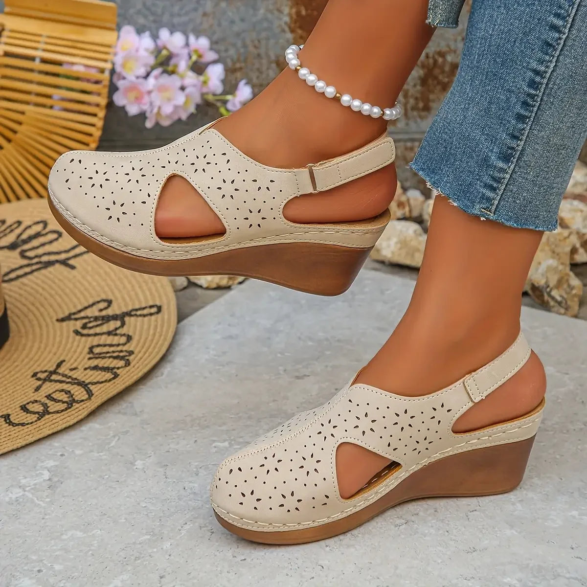 Sandalias cuña