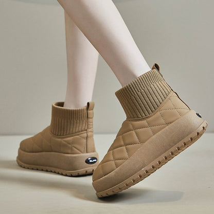 Botas de nieve altas de polar