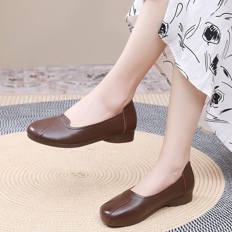 Zapatos cómodos de cuero