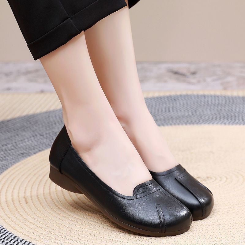 Zapatos cómodos de cuero