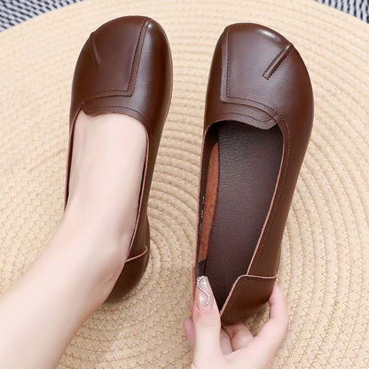 Zapatos cómodos de cuero