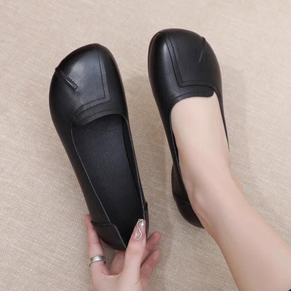 Zapatos cómodos de cuero