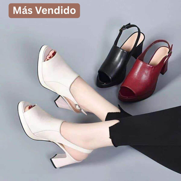 tacones altos boca pez