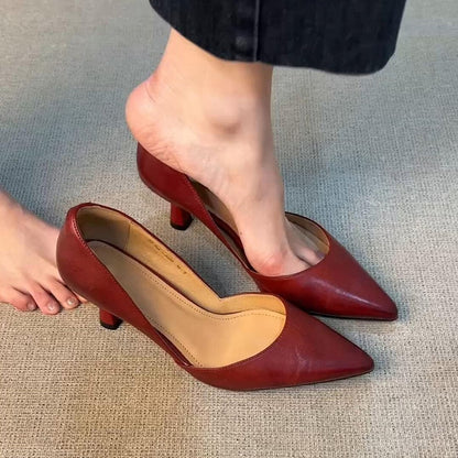 Tacones de corte bajo