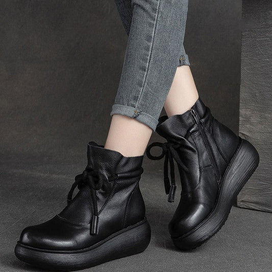 Botines con cuña