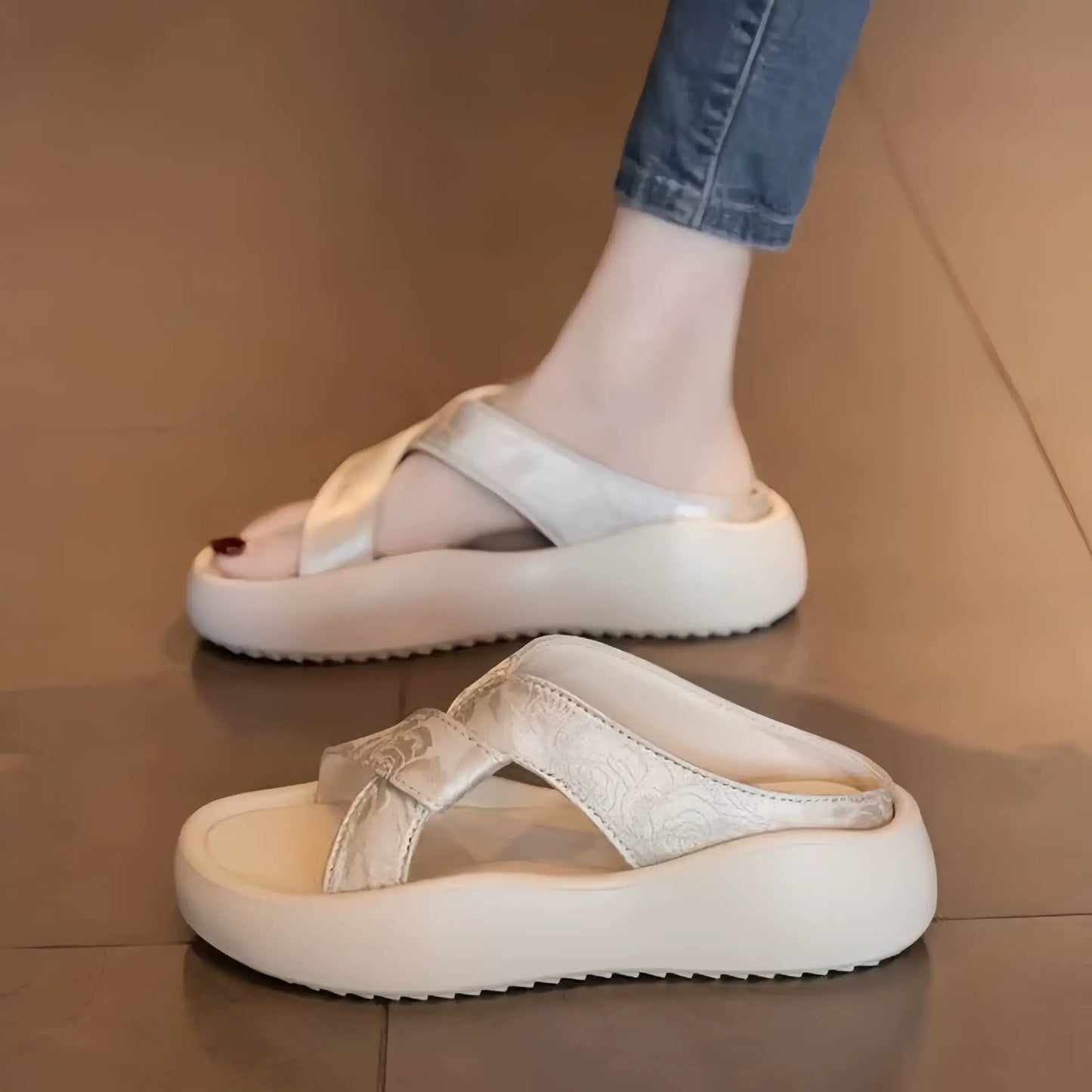 Sandalias de playa con plataforma