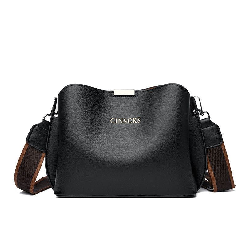 Bolso de piel de lujo de gran capacidad