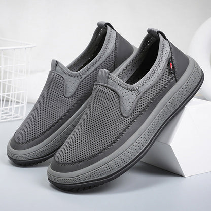 Zapatos 2025 nuevos zapatos de tela para hombres en verano