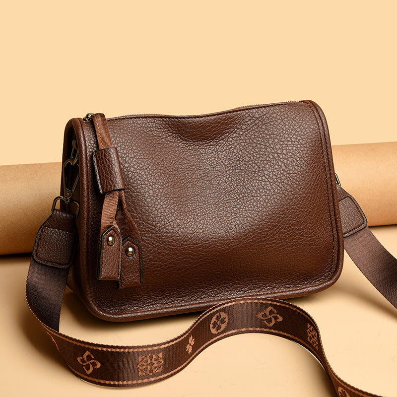 Bolso bandolera de piel