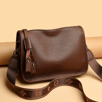 Bolso bandolera de piel