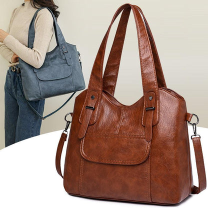 Bolso bandolera moderno de piel