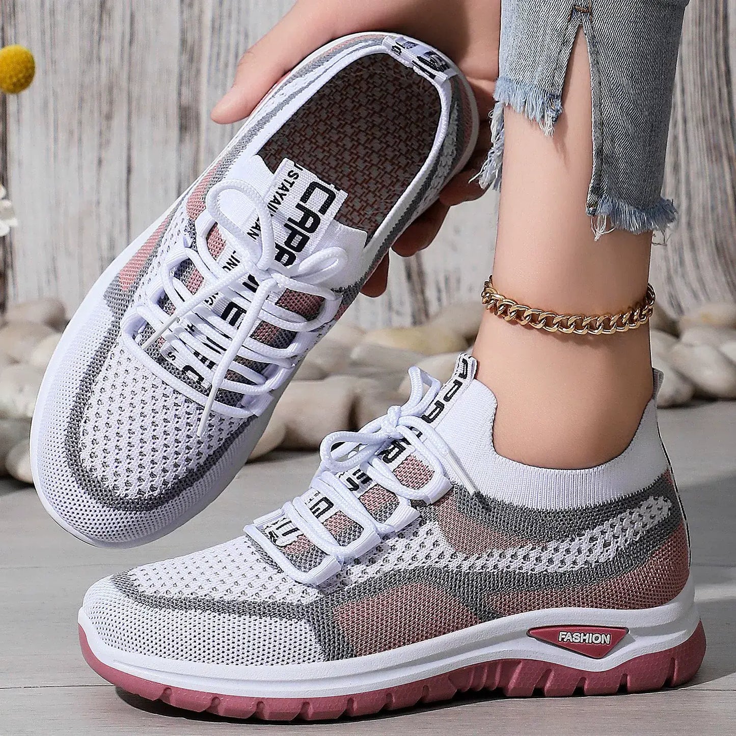 Zapatillas de malla transpirable