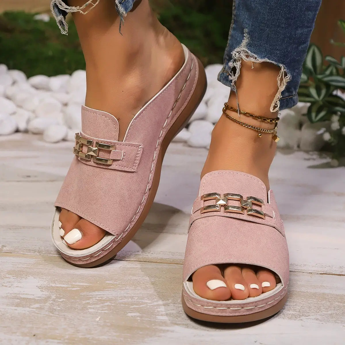 Sandalias estilo romano