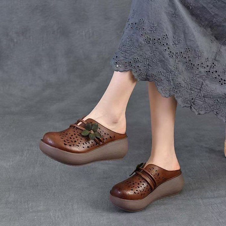 Zapatillas de cuero vintage