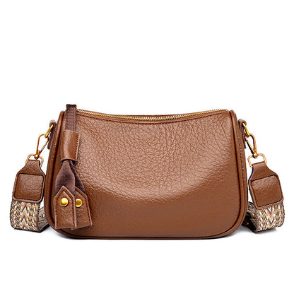 Bolso canguro de piel suave