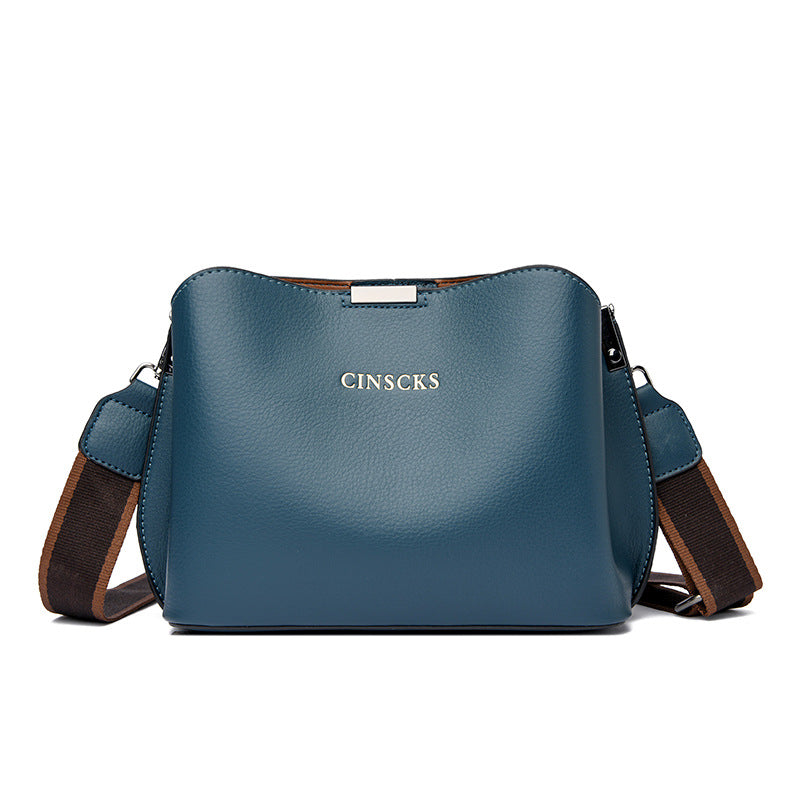 Bolso de piel de lujo de gran capacidad