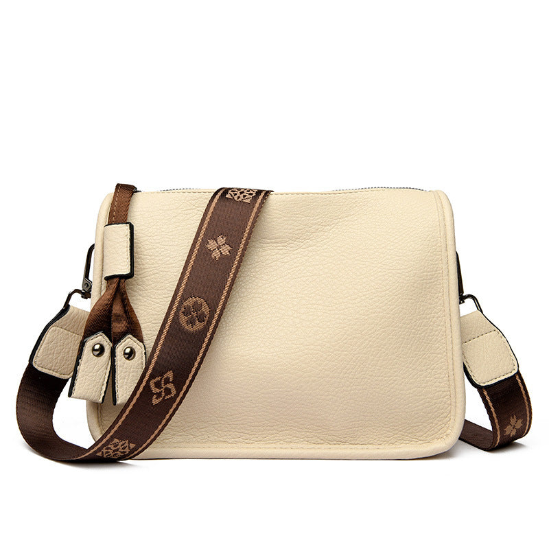 Bolso bandolera de piel