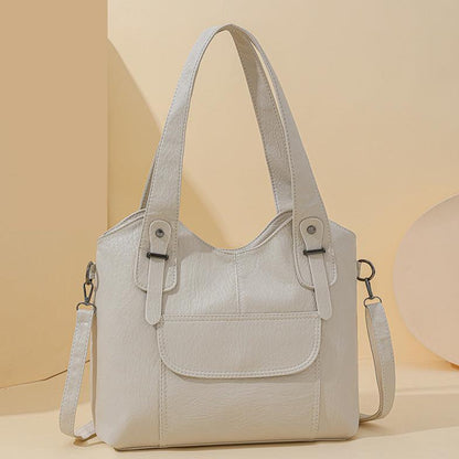 Bolso bandolera moderno de piel