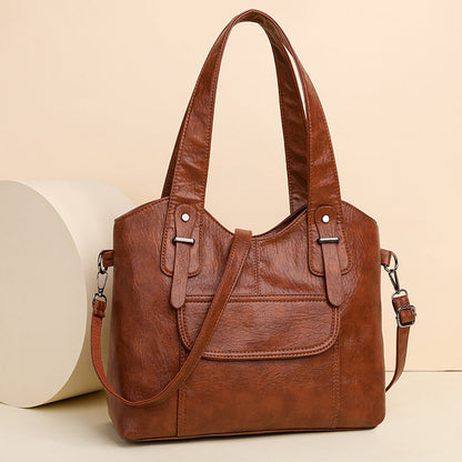 Bolso bandolera moderno de piel