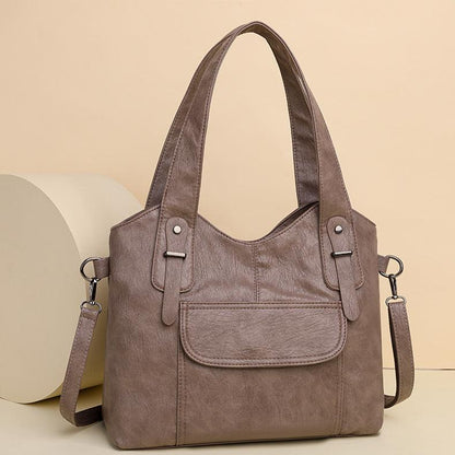 Bolso bandolera moderno de piel