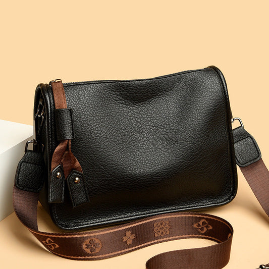 Bolso bandolera de piel