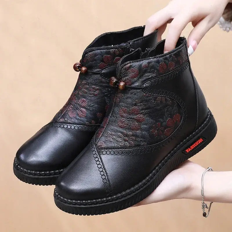 Zapatos de mujer de piel