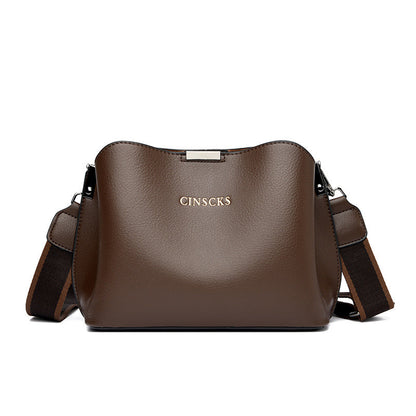 Bolso de piel de lujo de gran capacidad