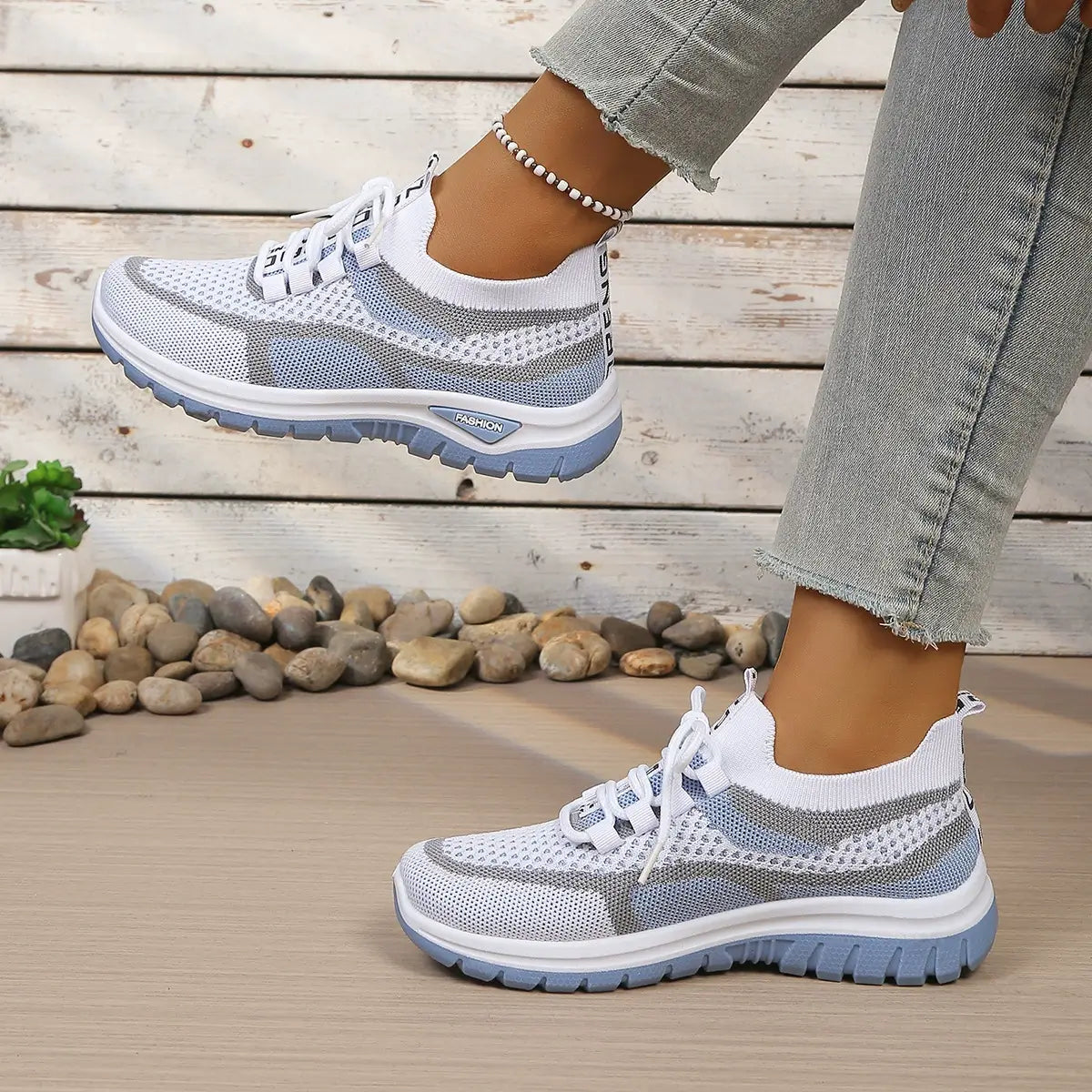 Zapatillas de malla transpirable