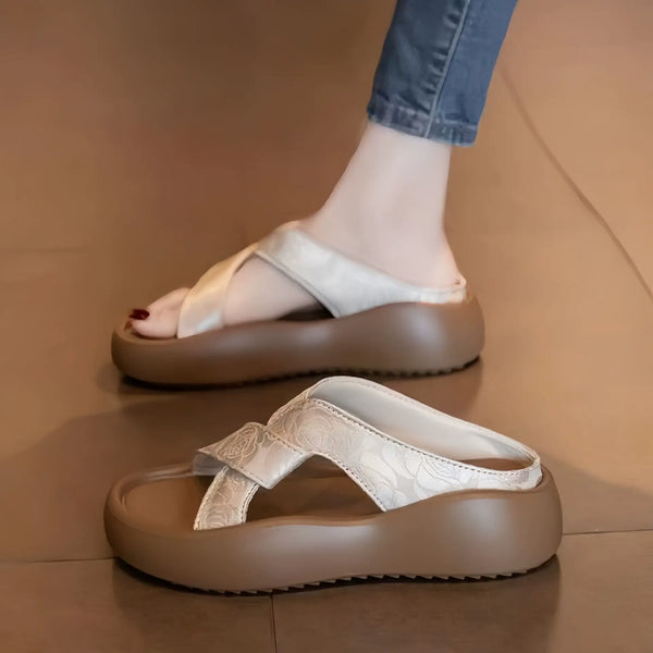 Sandalias de playa con plataforma