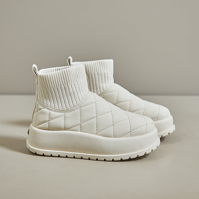 Botas de nieve altas de polar