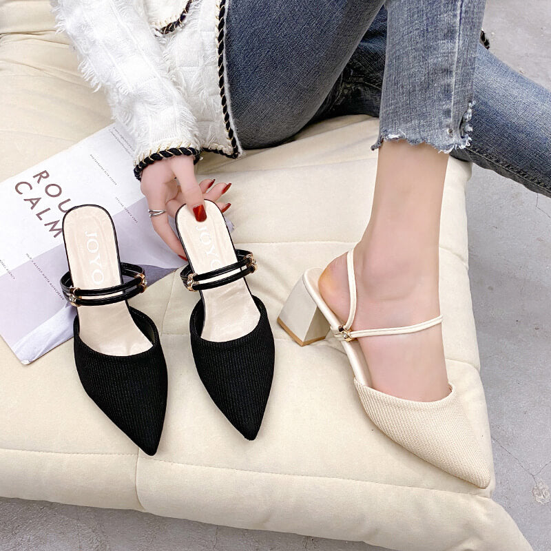 Tacones altos de punta