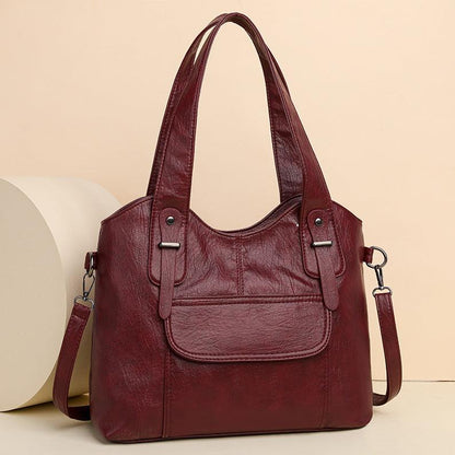 Bolso bandolera moderno de piel