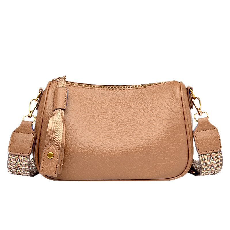 Bolso canguro de piel suave