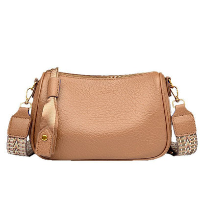 Bolso canguro de piel suave