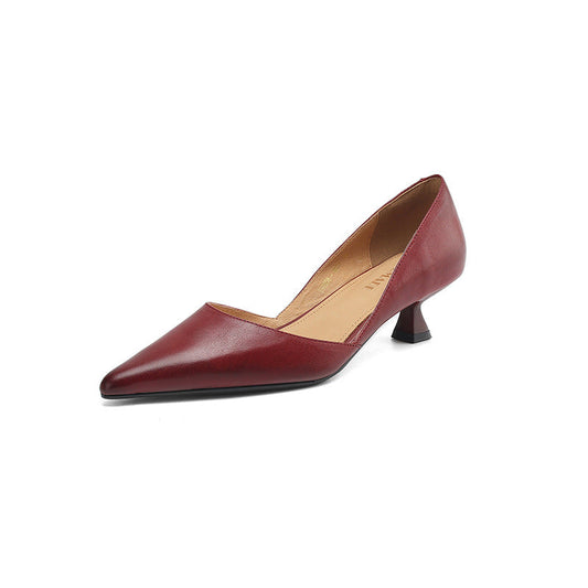 Tacones de corte bajo