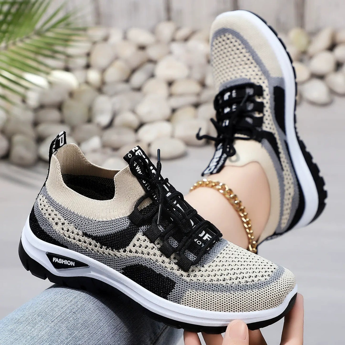 Zapatillas de malla transpirable