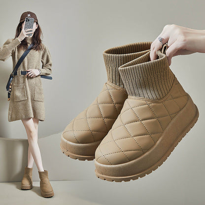 Botas de nieve altas de polar