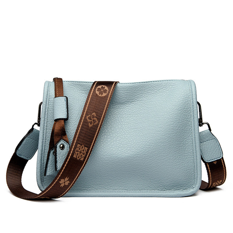 Bolso bandolera de piel