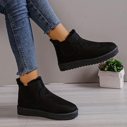 botas de nieve de lana para mujer - MxZap