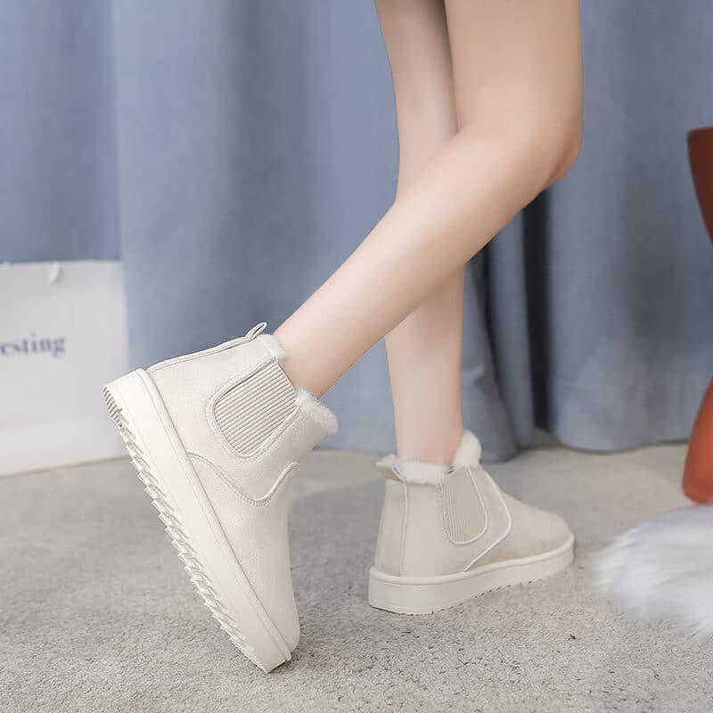 botas de nieve de lana para mujer - MxZap