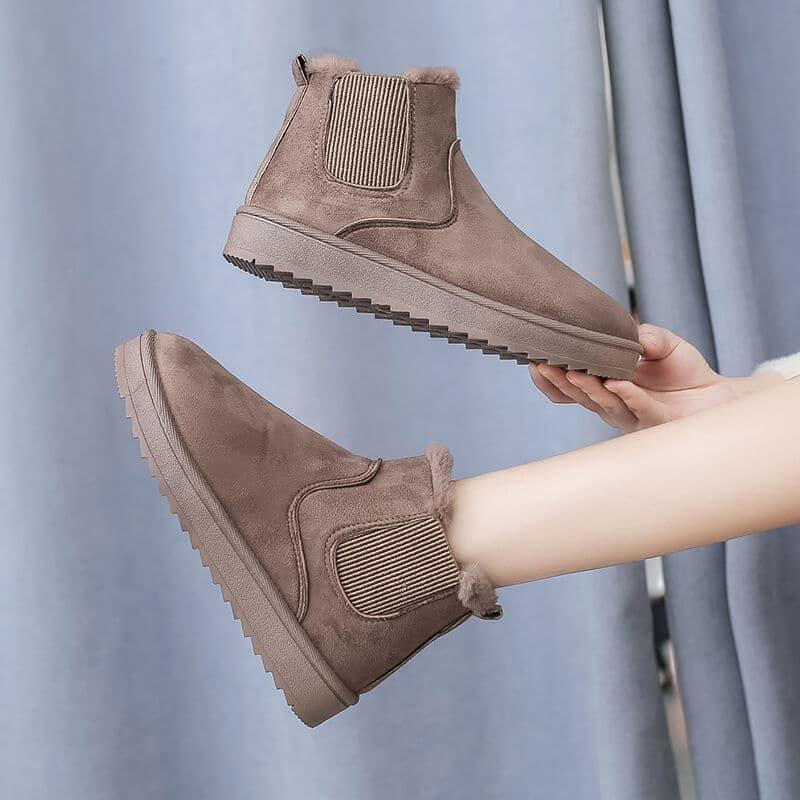botas de nieve de lana para mujer - MxZap