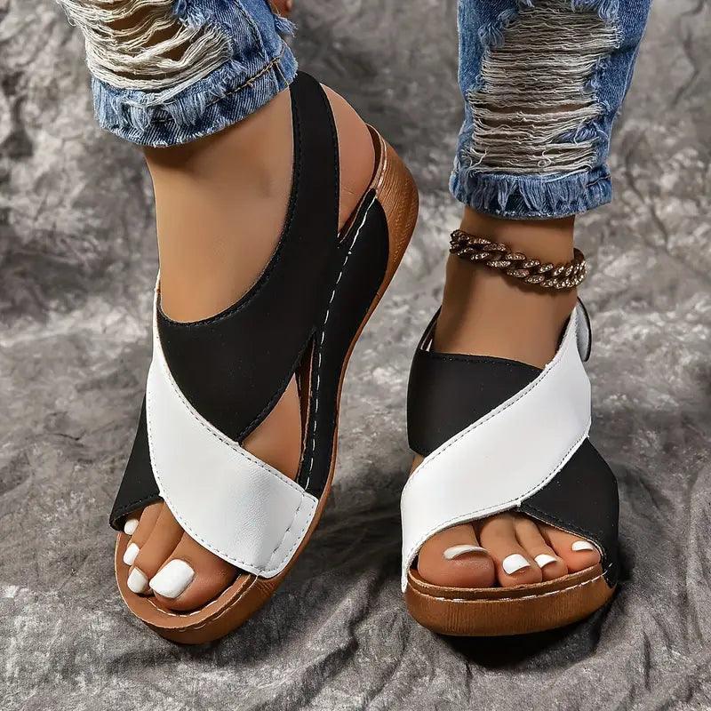Sandalias tacón cuña - MxZap
