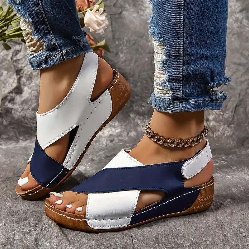 Sandalias tacón cuña - MxZap